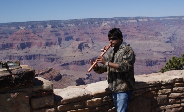 Kiran Kankipati US Grand Canyon Sedona Trip - Native American Flute